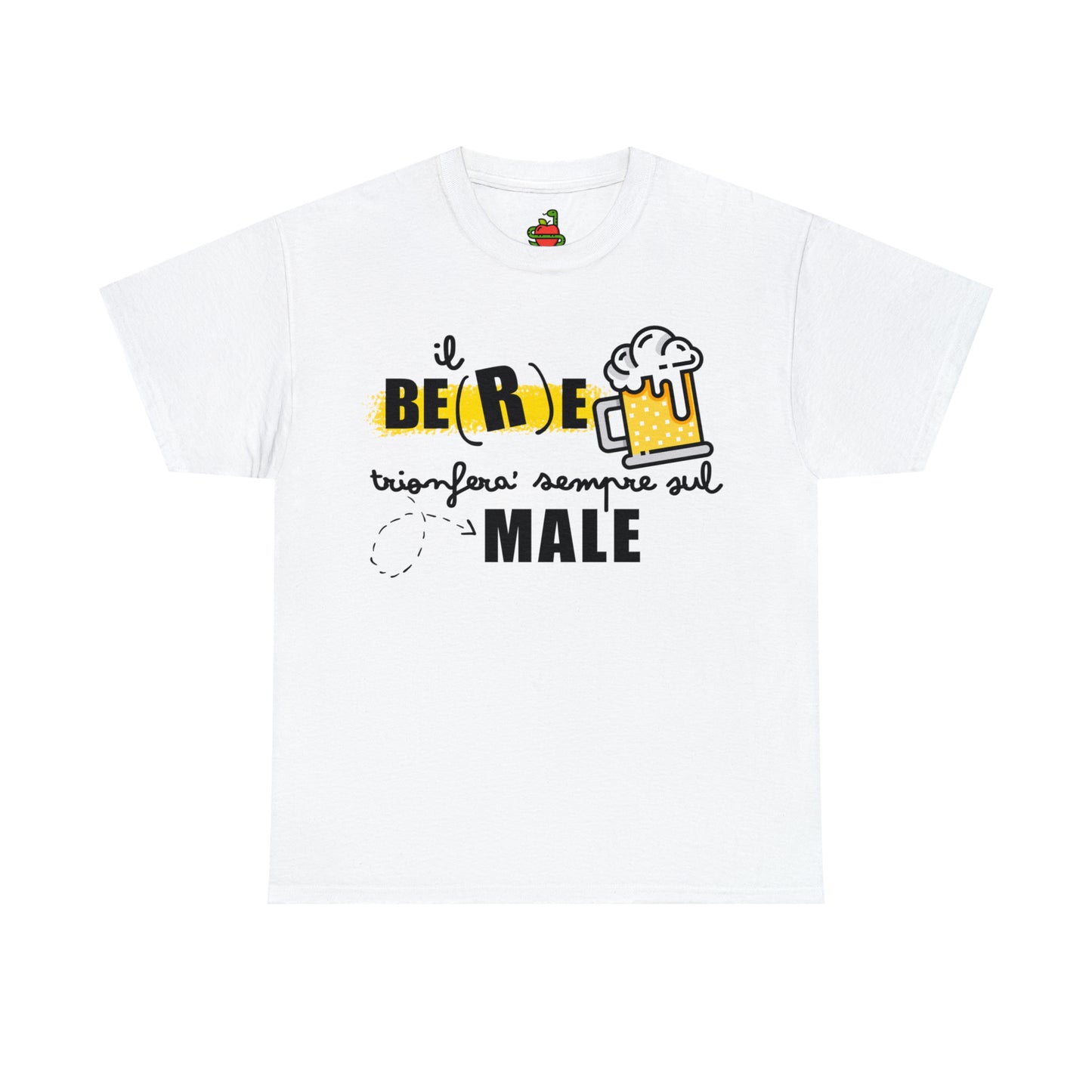 T-Shirt • IL BERE vincerà SEMPRE sul MALE