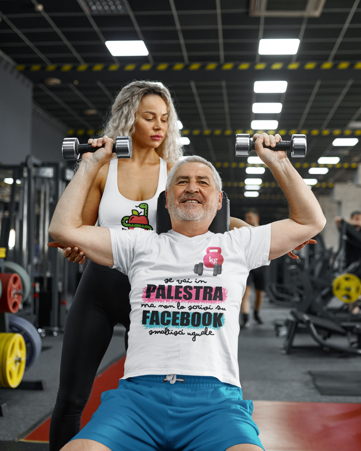 T-Shirt • Se vai in PALESTRA ma non lo scrivi su FACEBOOK