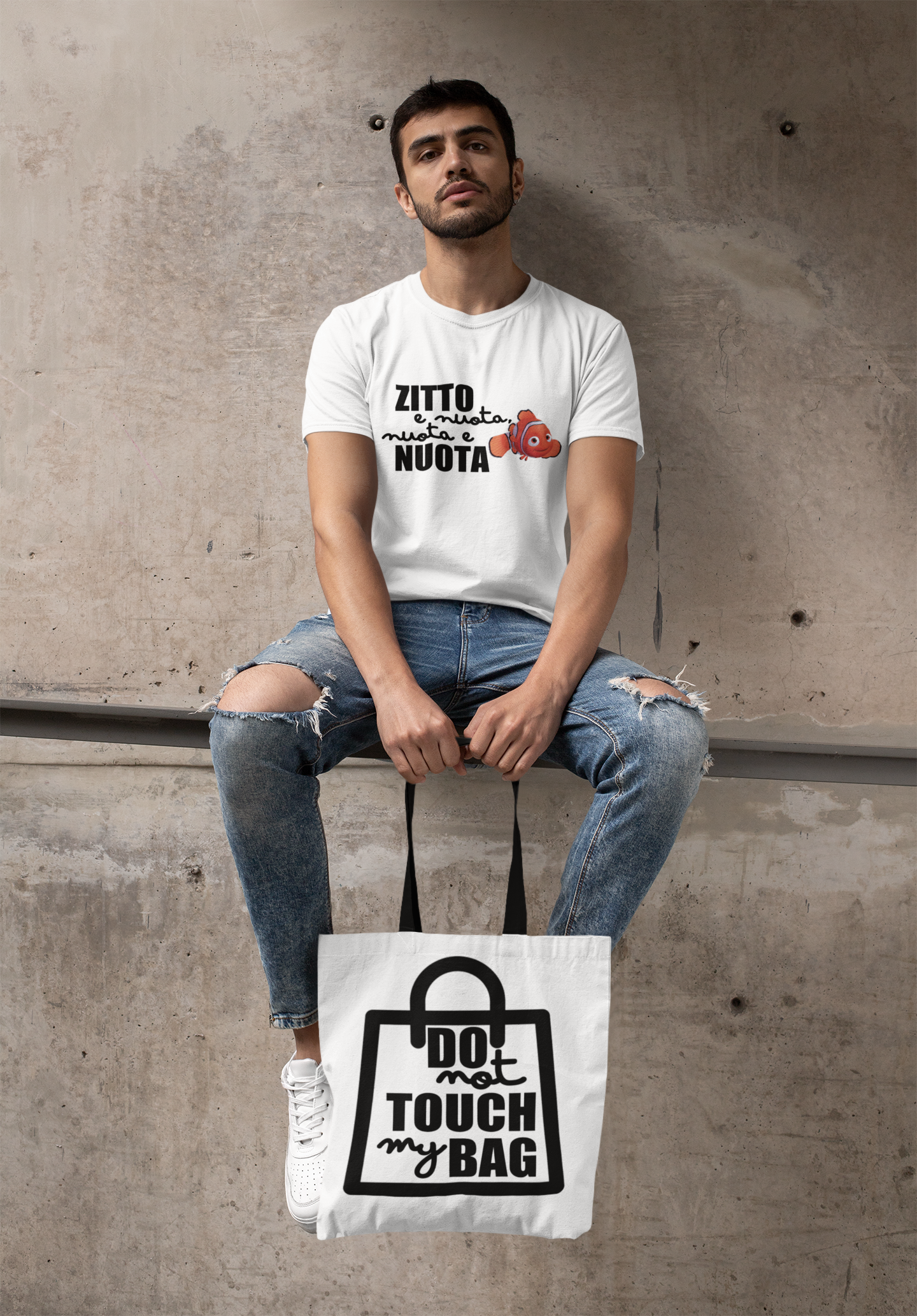 T-Shirt • ZITTO e nuota