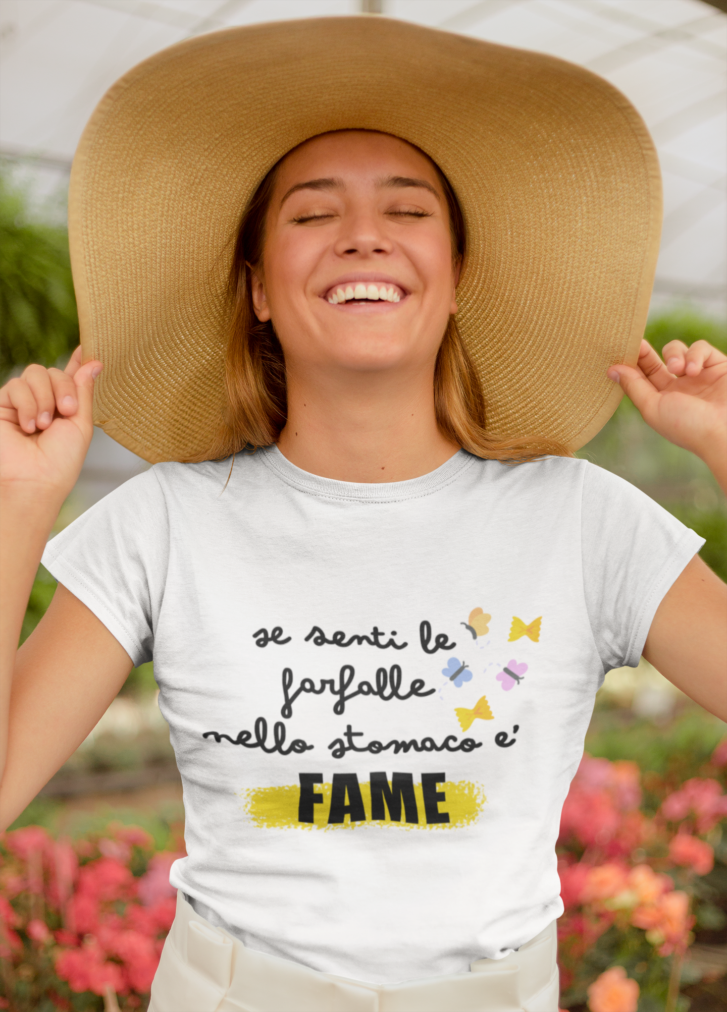 T-Shirt • FARFALLE nello stomaco
