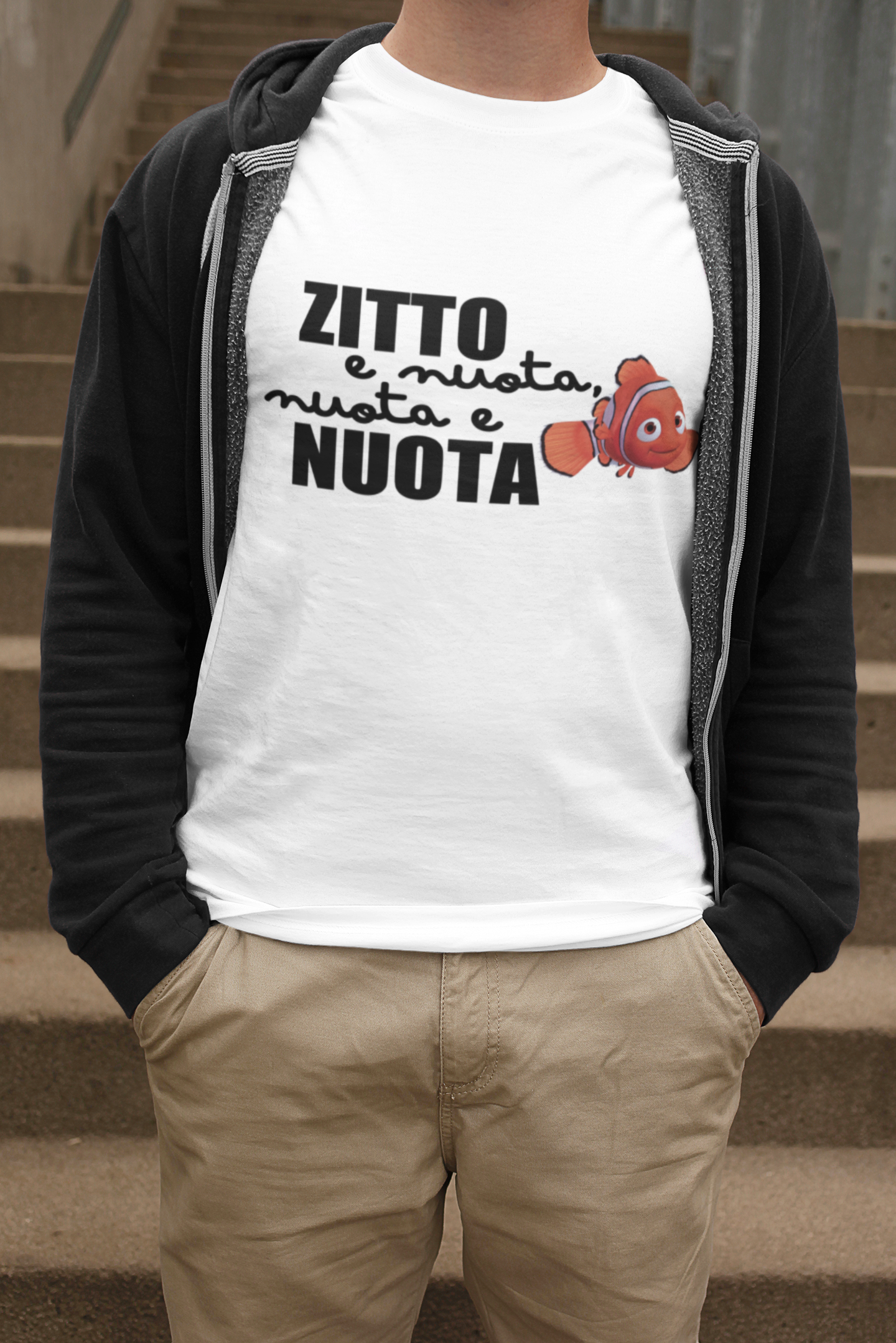 T-Shirt • ZITTO e nuota