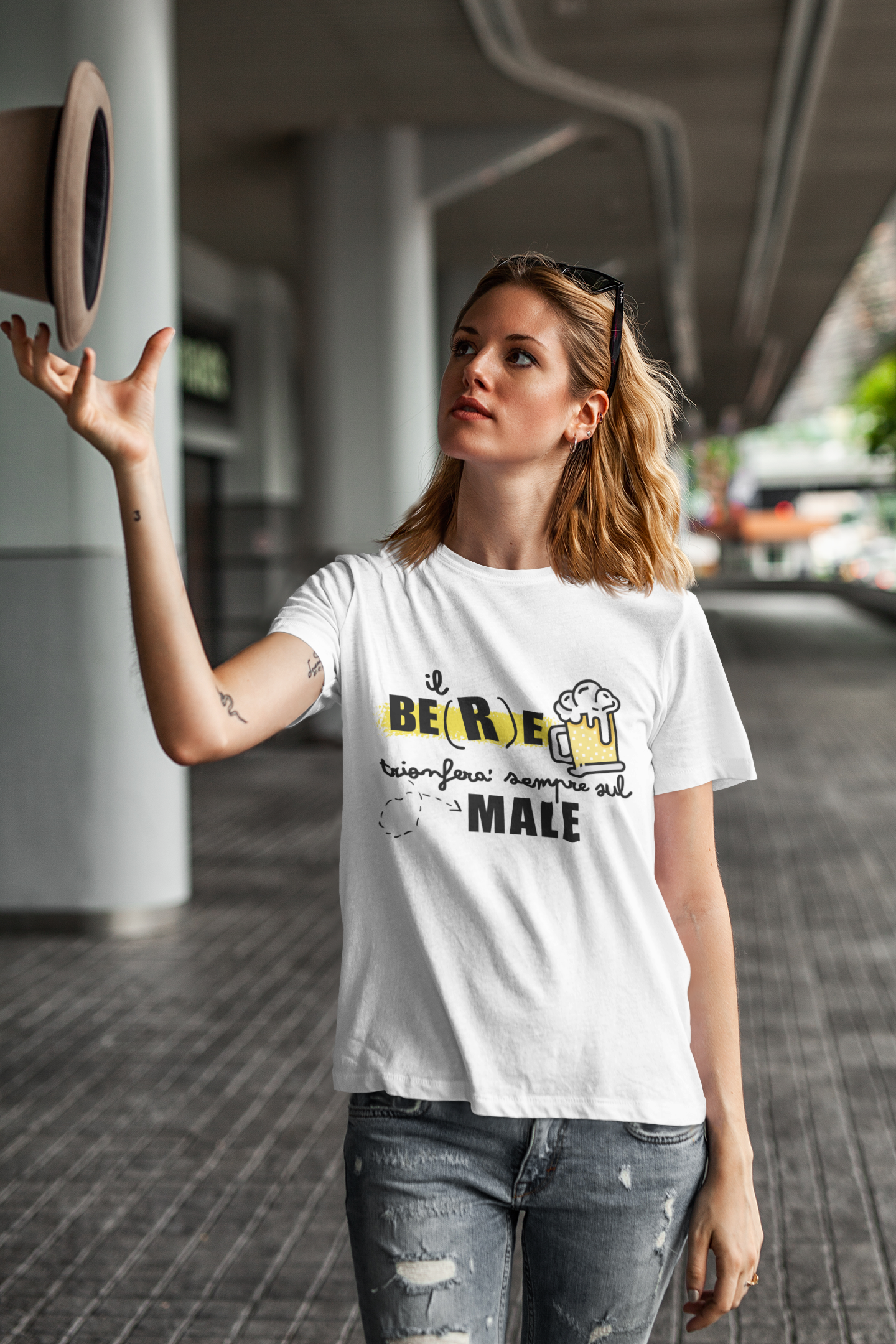 T-Shirt • IL BERE vincerà SEMPRE sul MALE